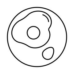 Obraz premium Food line icons