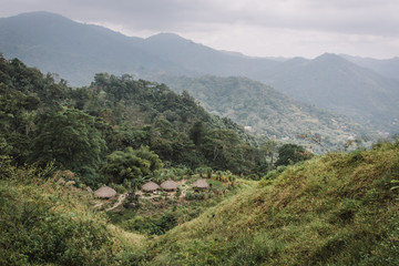Obraz premium Kogi village in Sierra Nevada de Santa Marta, Colombia