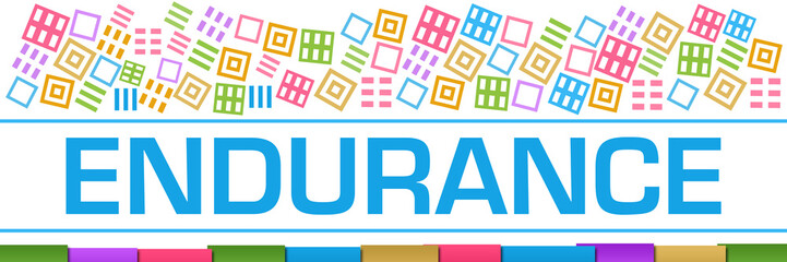 Endurance Colorful Texture Blocks Bottom 