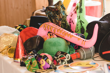 Accessories for photobooths photoshooting. Wedding asseccoires and for all partys