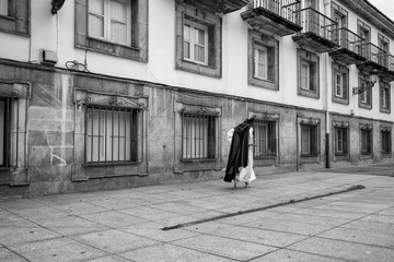 Lonely. Procession. Holy Week. Asturias.