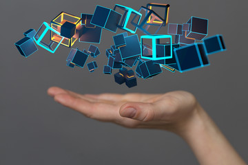 data code binary concept