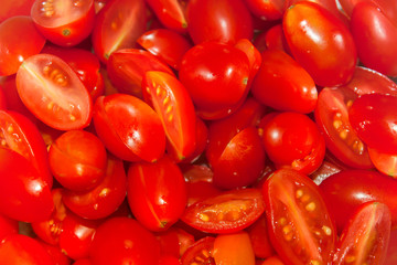 a lot of chopped tomatoes