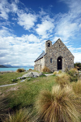 Fototapeta premium Church of the good Sheperd New Zealand Mackenzie Region