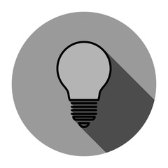 light bulb vector icon
