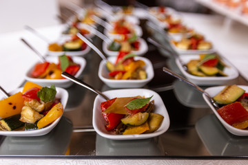 healthy appetizers with mixed vegetables