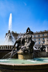 Fountain of the Naiads Piazza della Repubblica Rome Italy