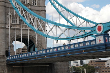 Fototapeta premium Detail of Tower Bridge in Lonton, England