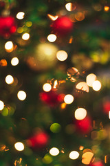 Obraz na płótnie Canvas Blurry christmas background for concept images
