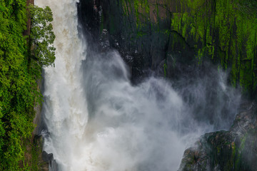 Haew Narok Waterfall, Khao Yai National Park, Nakhon Ratchasima Province, aerial photography