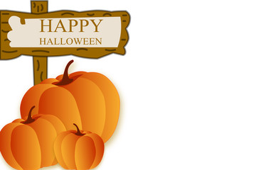 pumpkin on a white background