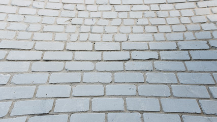 white brick wall close up