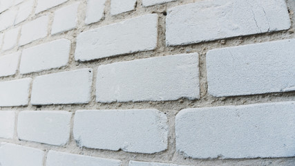 white brick wall close up