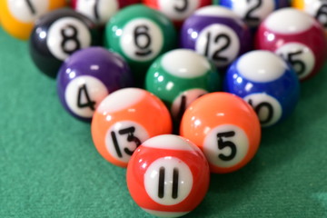 ビリヤードのボール