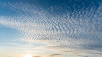Fototapeta na wymiar blue sky landscape with clouds