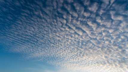 blue sky landscape with clouds