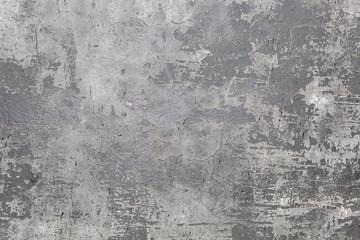 Old Weathered Grayish Concrete Wall Texture