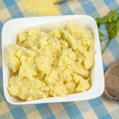 Polenta en purée