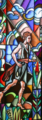 David, stained glass