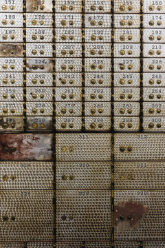 Safety Deposit Boxes - Abandoned People's Bank Building - Downtown McKeesport, Pennsylvania
