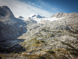 Fototapeta na wymiar Hiking in the Austria mountains