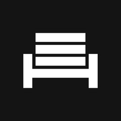 Work bench icon, illustration, logo isolated on background