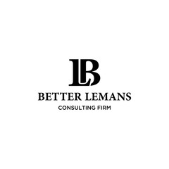 Illustration of LB marks combined with clean and luxurious logo design