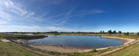 Panorama from the IJssel river around Zutphen