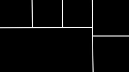 Collage photo frames templates. Vector illustration EPS10.