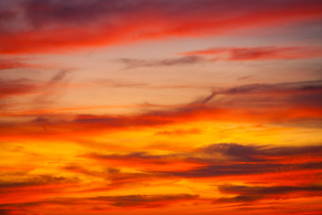 summer 2019 sunset in Cadzand