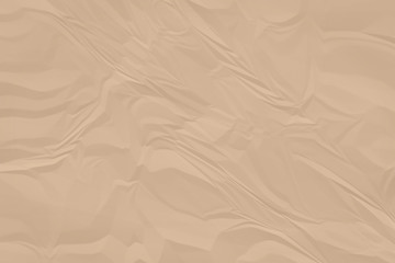 crumpled brown paper background close up