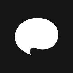 Speech bubble icons on background. Vector illustration.