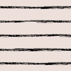 Abstract seamless vector ornament. Grunge line