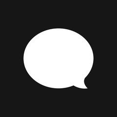 Speech bubble icons on background. Vector illustration.