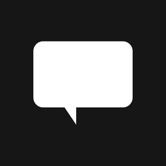 Fototapeta premium Speech bubble icons on background. Vector illustration.