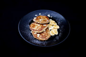 Healthy banana pancake