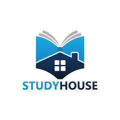 Fototapeta premium Study House Logo Template Design