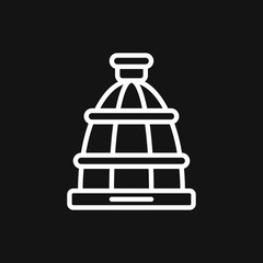 Bird cage icon for your design, logo. Vector illustration