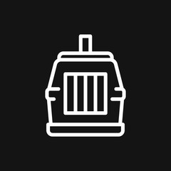 Bird cage icon for your design, logo. Vector illustration