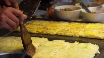 Muslim roti mataba street food