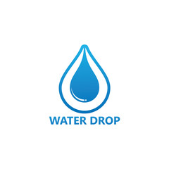 Water Drop Logo Template Design