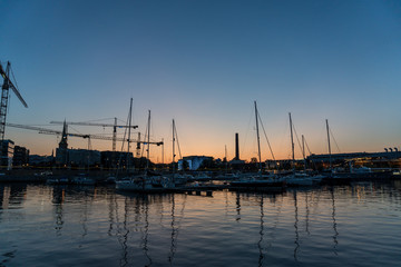 Fototapeta na wymiar Harbour in Tallinn, Estonia