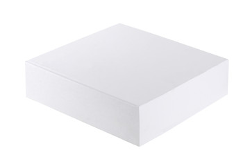 cardboard shipping box isolated on white background with clipping path included and copy space for your text