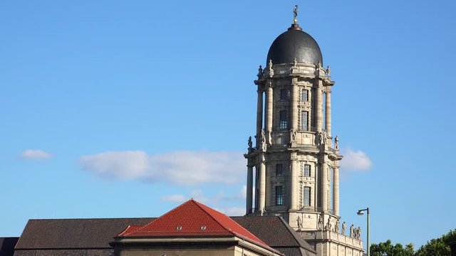 Old Town Hall in Berlin. Meriya, administration, government. Germany. 4K.