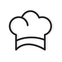 chef's hat icon- vector illustration