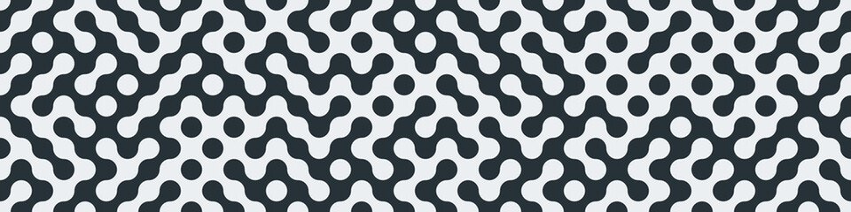 Truchet Random Pattern Generative Tile Art background illustration