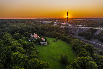 Church of st. George It is located in the area of the Libusin hillfort. Originally Gothic, later rebuilt. Single-nave building with presbytery, in which the original cross vault with ribs.