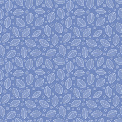 Blue color seamless pattern