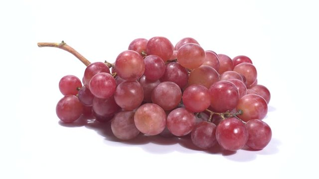 Racimo de uvas rojas