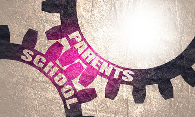 School and parents text on the Mechanism of Gears.